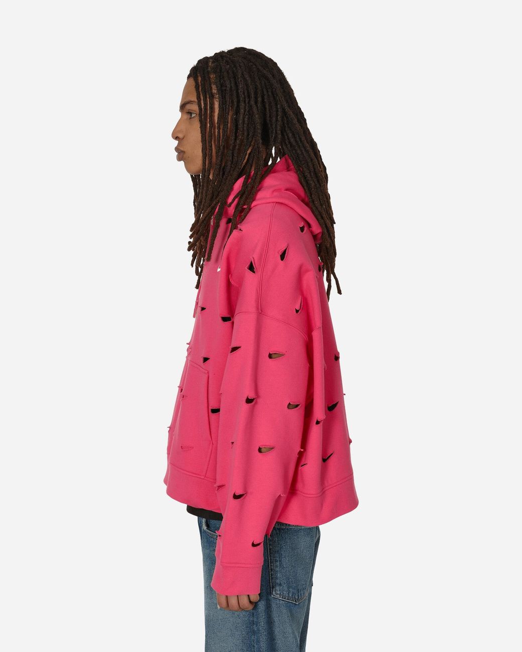 Nike Jacquemus Swoosh Hoodie Watermelon in Pink for Men | Lyst