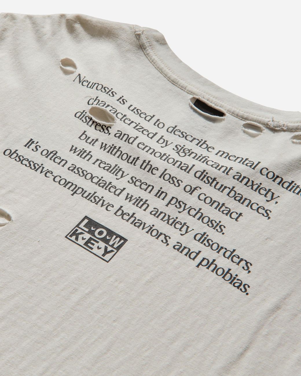 Protocol Index Men S Neurosis Distressed T-shirt in Gray for Men