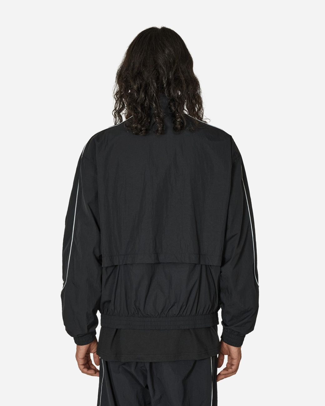 Nike Solo Swoosh Woven Track Jacket in Black for Men | Lyst