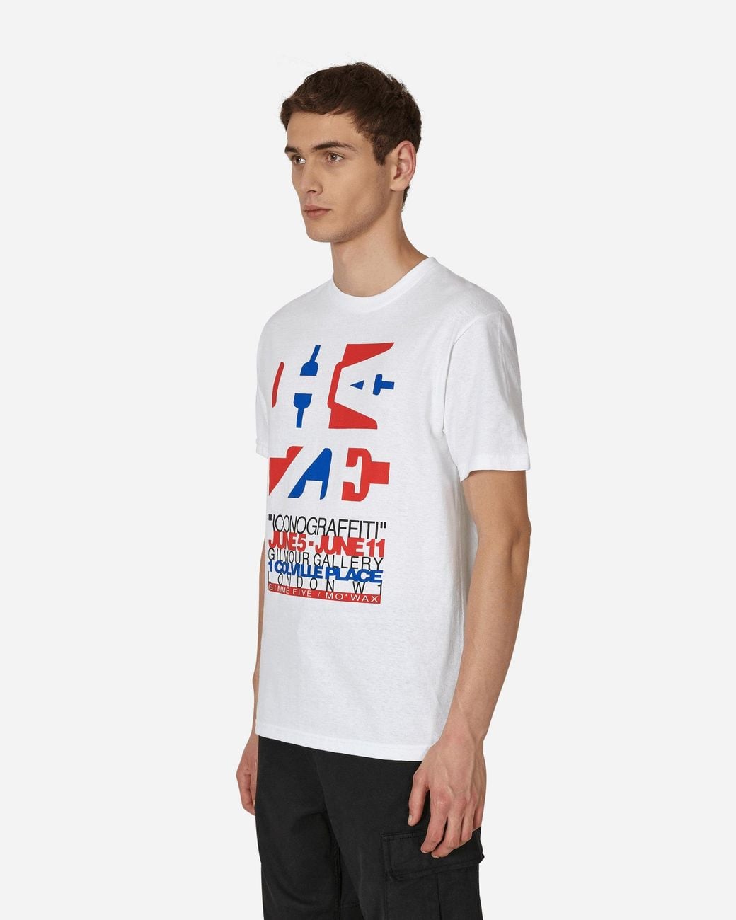 Pleasures White Gallery T-Shirt for men