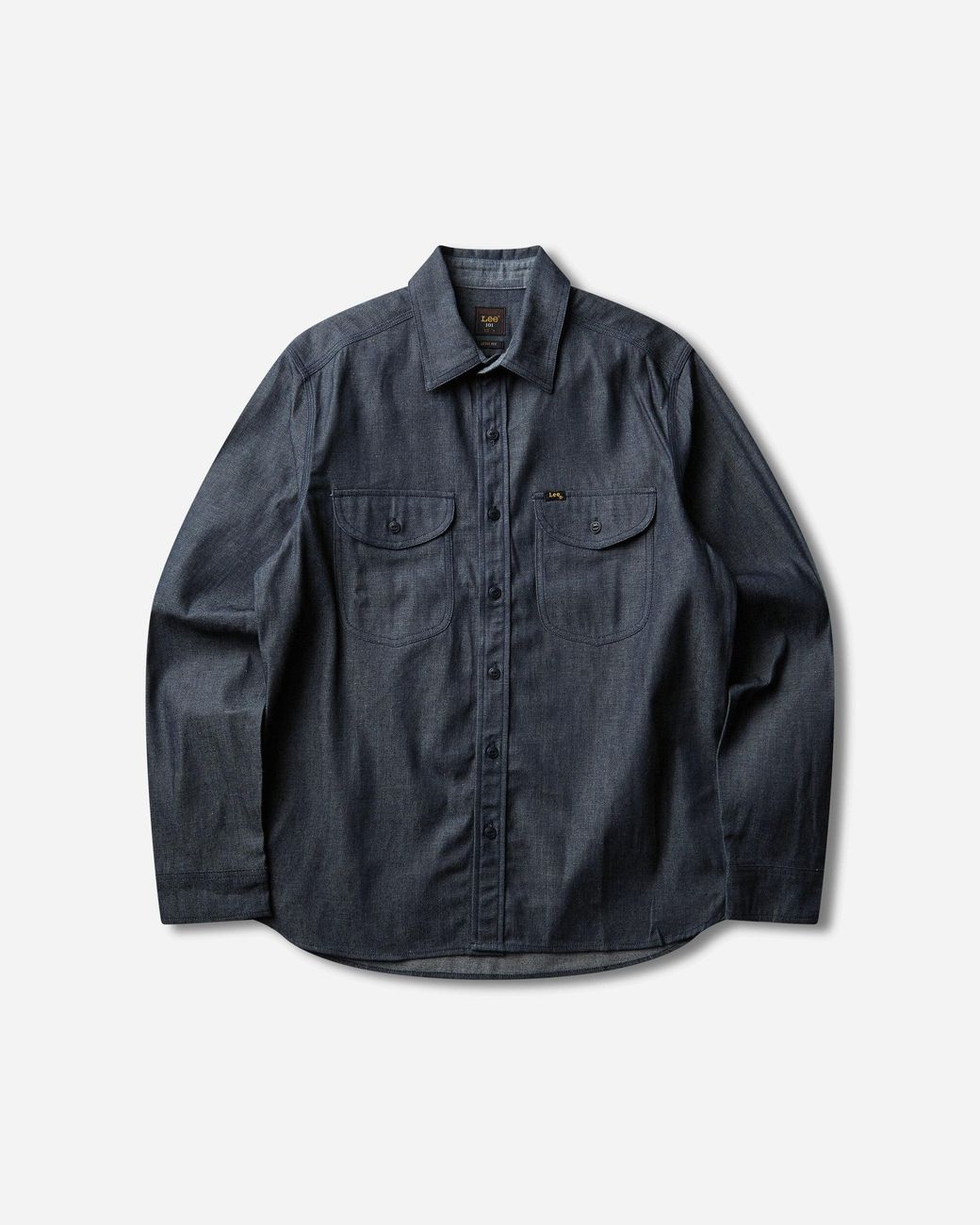 Lee Jeans Blue Men S 101 Heritage Workwear Relaxed Shirt Dry for men