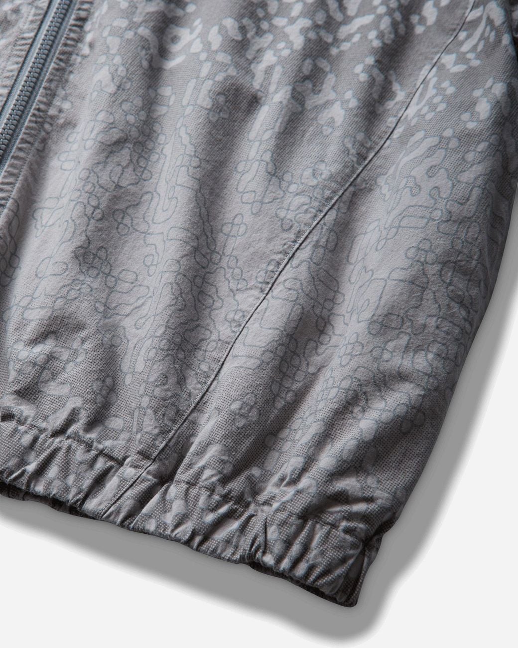 Cav Empt Gray Paneled Digi7 Zip Jacket for men
