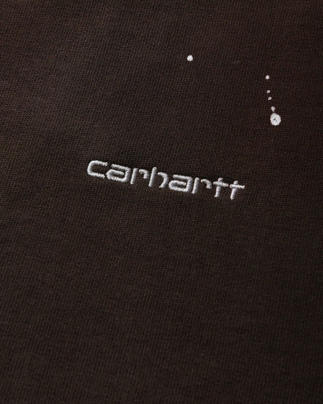 Carhartt Black Hooded Painter Jacket Tobacco (Destroy Wash) for men