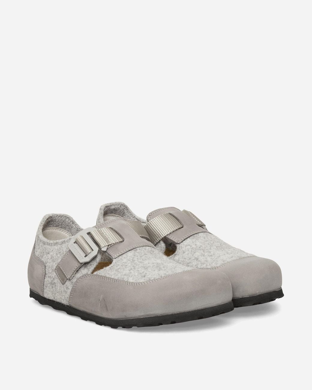 Birkenstock White London Nova Sandals Stone Coin for men