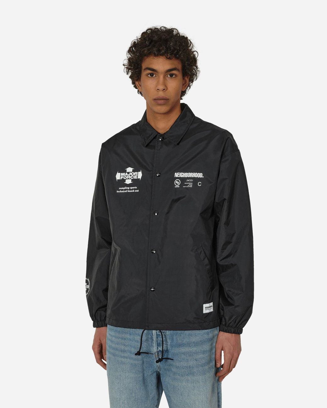 Neighborhood Major Force Windbreaker Jacket in Black for Men Neighborhood Major Force Windbreaker Jacket in Black for Men