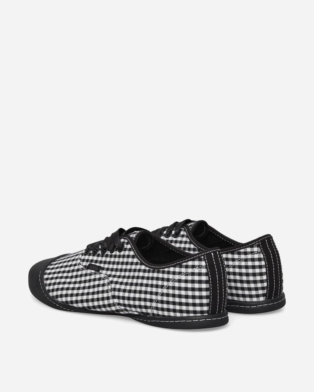 Vans White Authentic Prima Gingham Sneakers for men
