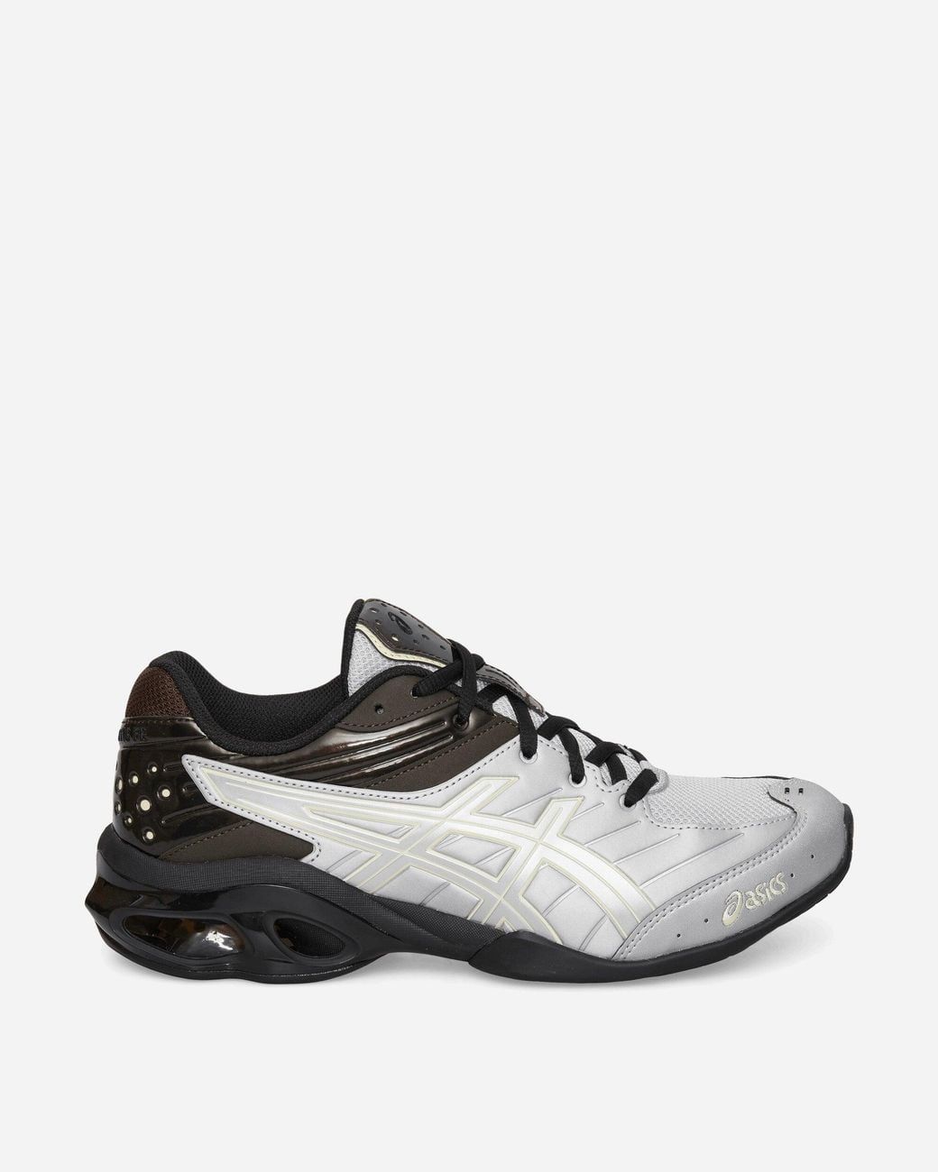 Asics White Gel-Kinetic Fr Sneakers Pure Coffee for men