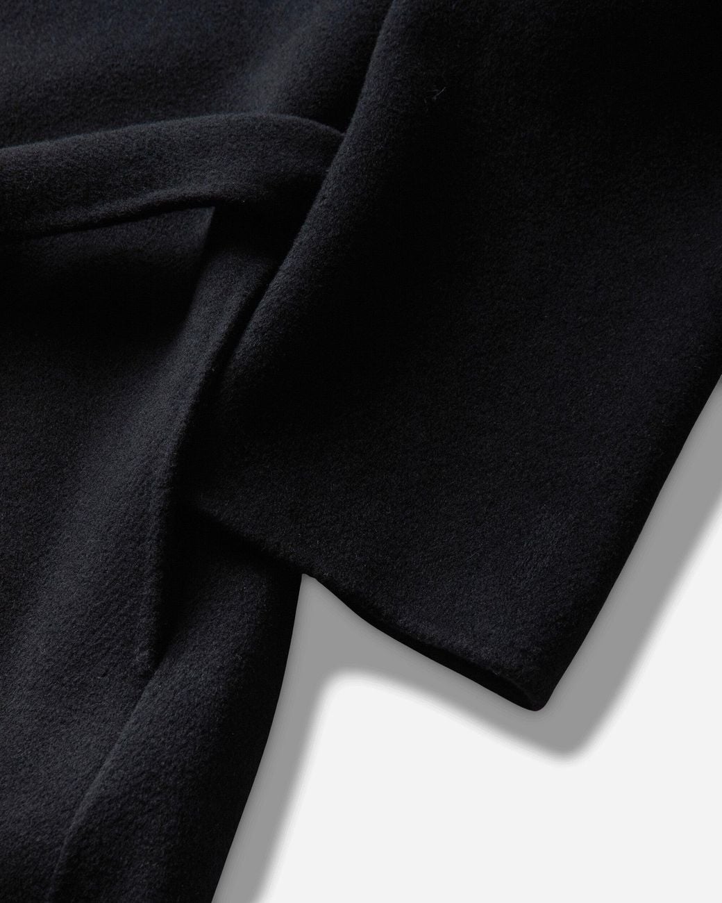 BERNER KUHL Black S Naval Coat Woolcash for men