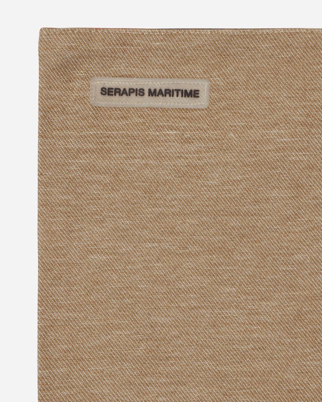 Serapis Blue Molten Grid Place Mat for men