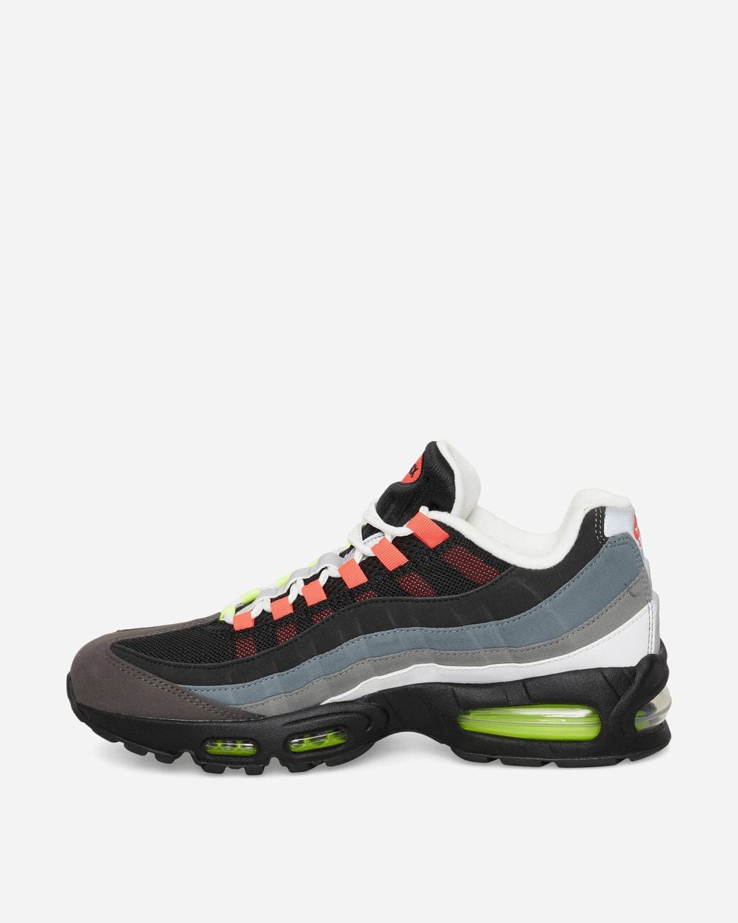 Nike Green Air Max 95 Big Bubble Greedy Sneakers Medium Ash for men