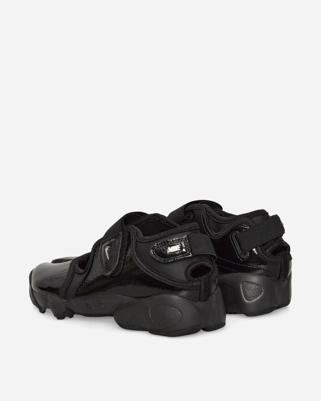 Nike Women S Air Rift Sandals Black / Metallic Silver