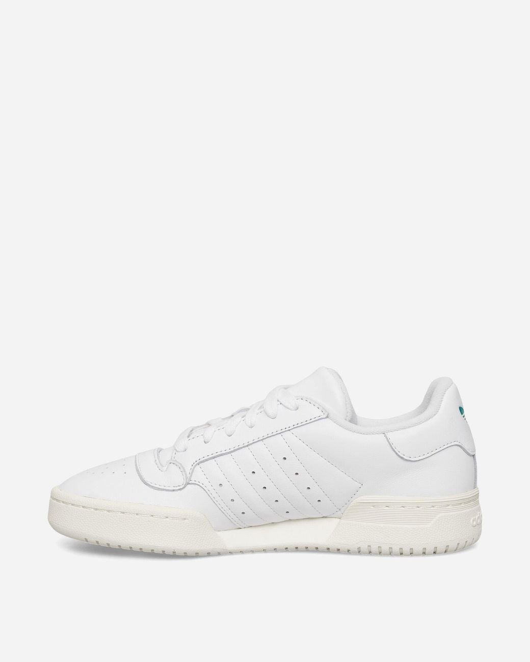 Adidas White Powerphase Sneakers Cloud / Power Green for men