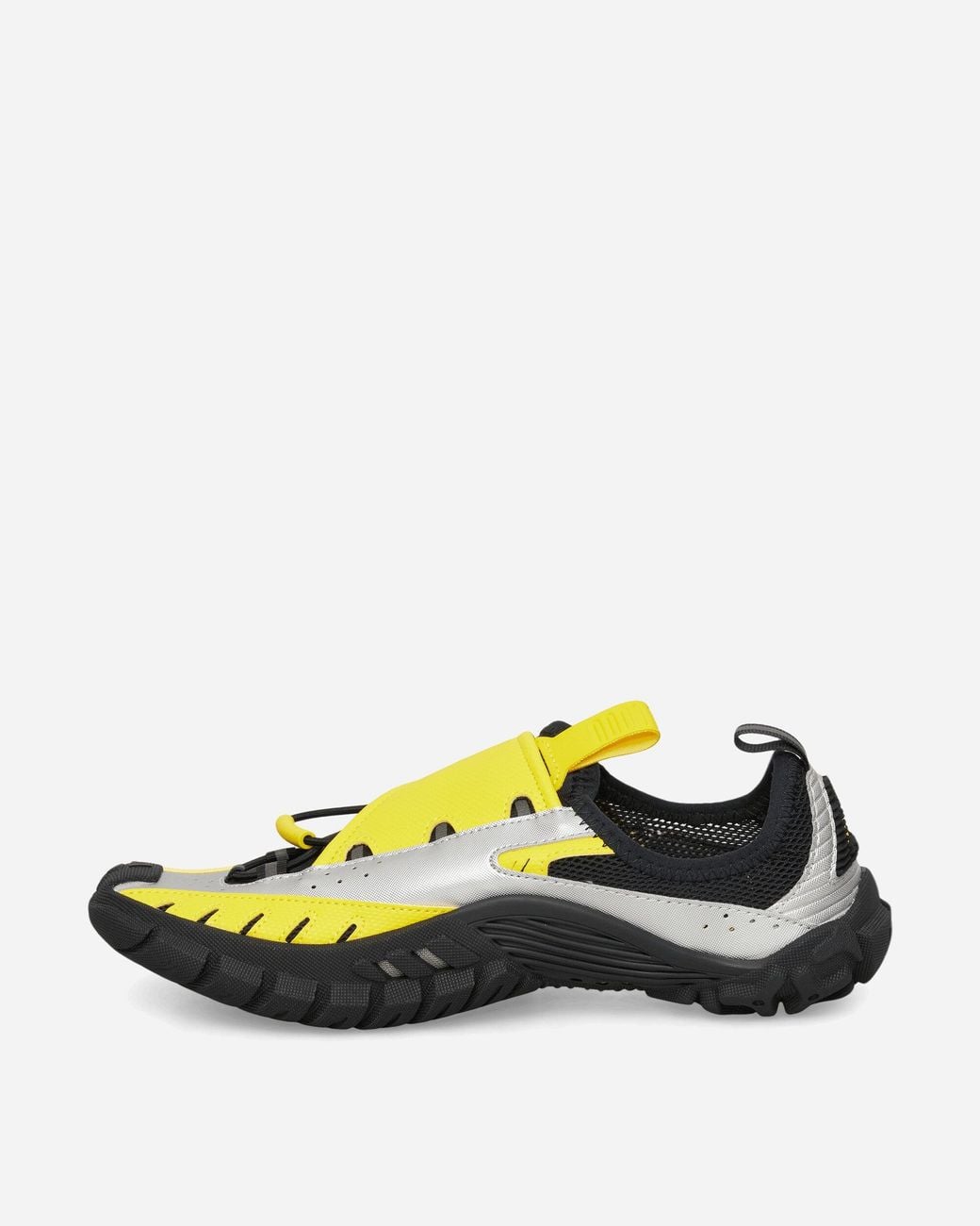 Adidas Yellow Pharrell Williams Virginia Water Moc Shoes / Core Black / Matte Silver for men