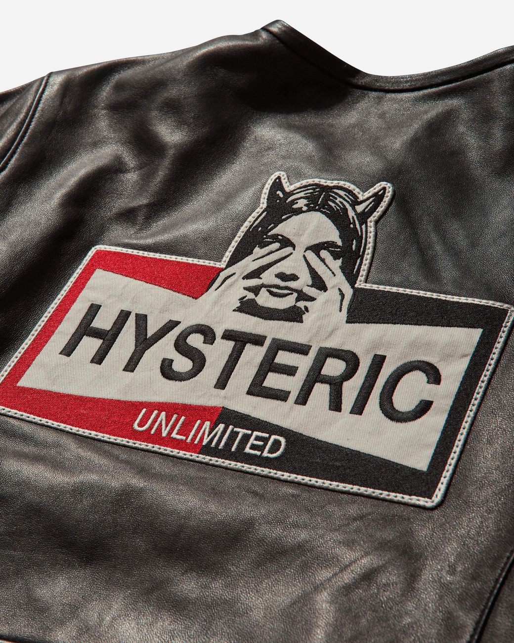 Hysteric Glamour S Leather Moto Jacket in Black | Lyst UK