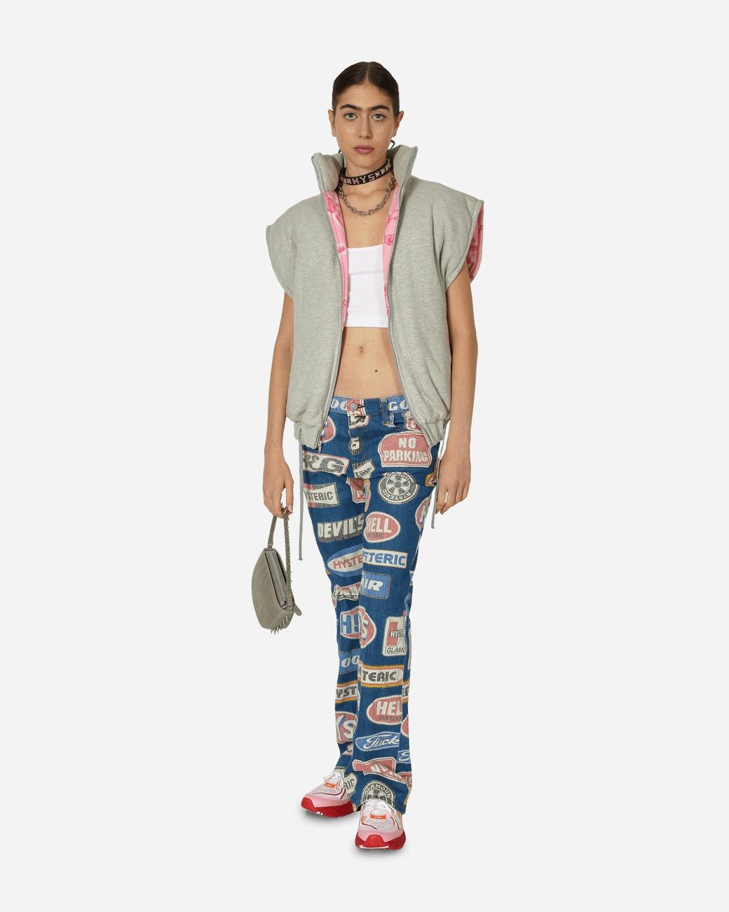 X-girl×HYSTERICGLAMOURTHERMALFLAREPANTS X-girl（エックスガール）の「X-girl × HYSTERIC GLAMOUR