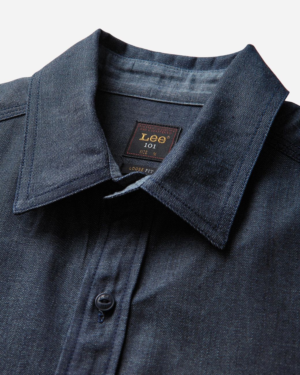 Lee Jeans Blue Men S 101 Heritage Workwear Relaxed Shirt Dry for men