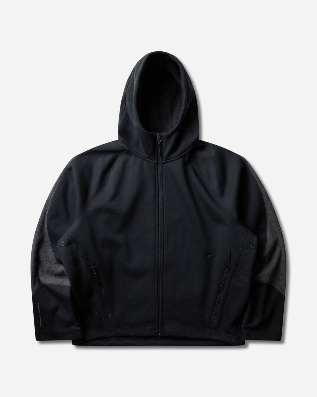 Nike Black Tech Boreas Therma-Fit Full-Zip Hoodie Anthracite for men