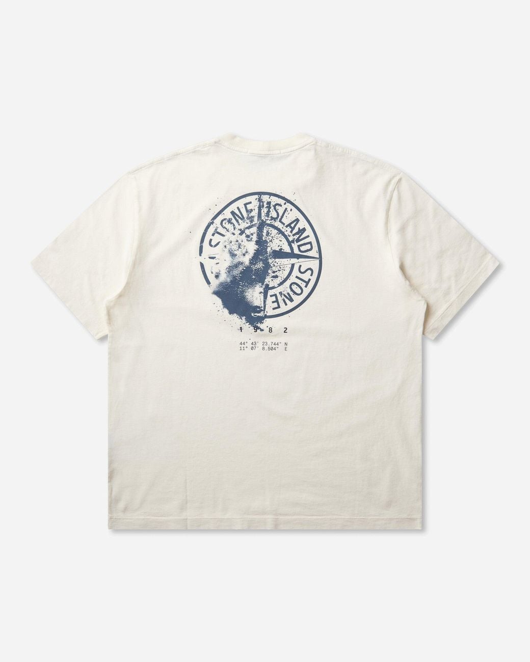 Stone Island White S Organic Cotton Jersey T-Shirt Ivory for men