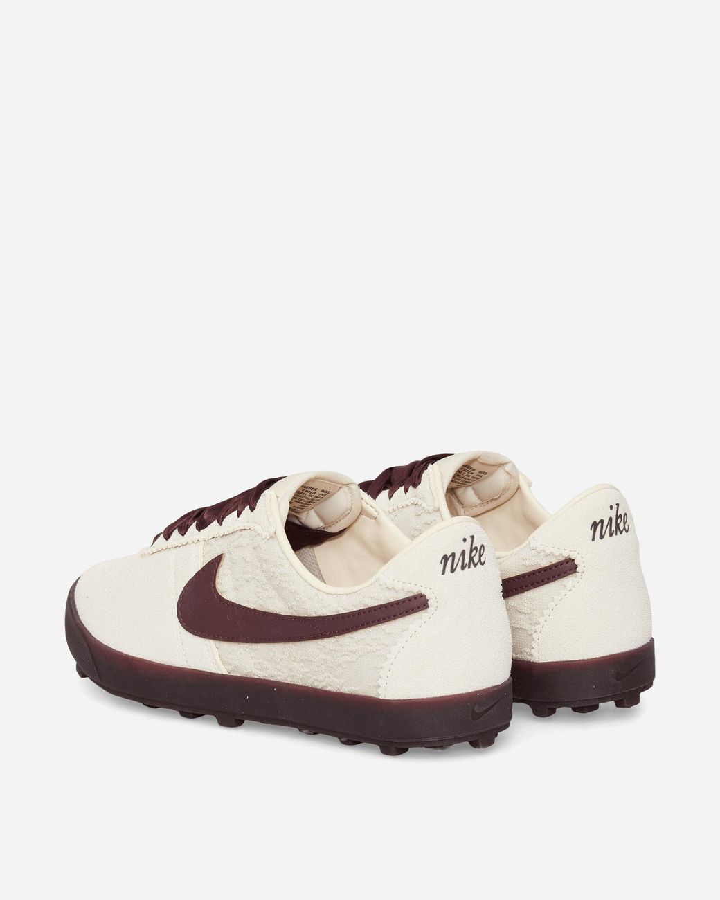 Nike Natural Women S Astrograbber Leather Se Sneakers Light Cream / Arctic Orange / Burgundy Crush