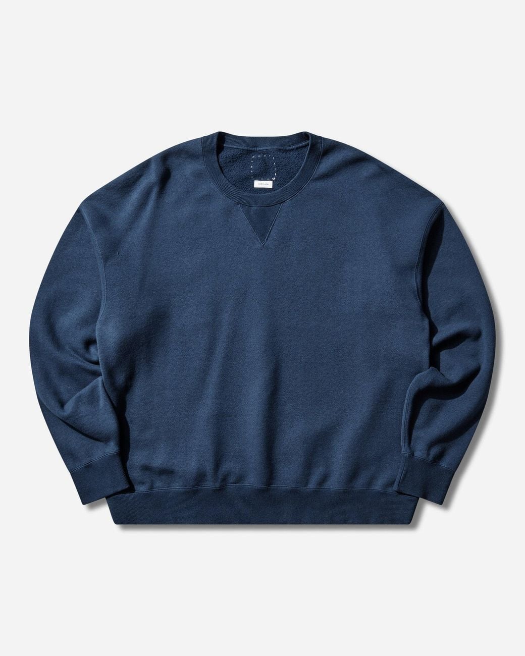Visvim Blue Men S Ultimate Jumbo Sb Sweat L/s Navy for men