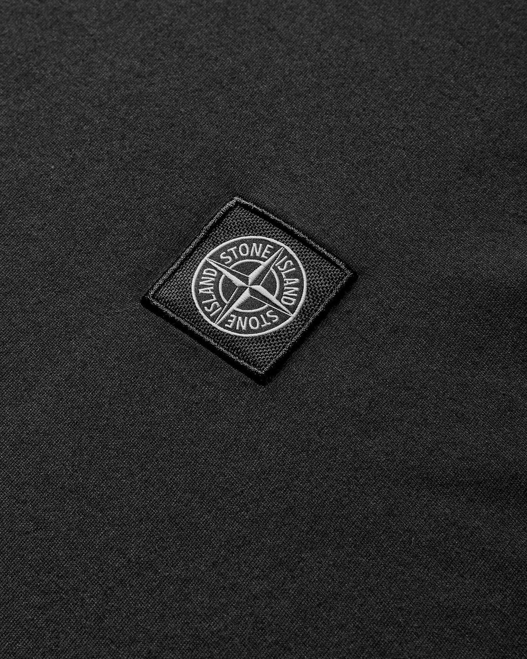 Stone Island Black 60/2 Cotton Jersey T-Shirt for men