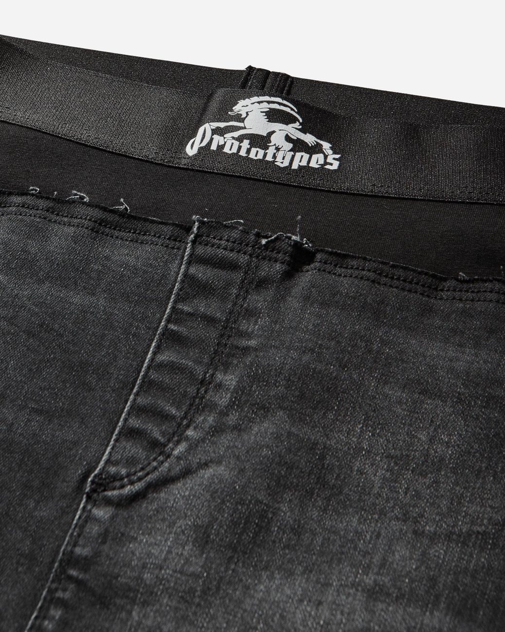 PROTOTYPES Black Women S Denim Pencil Skirt