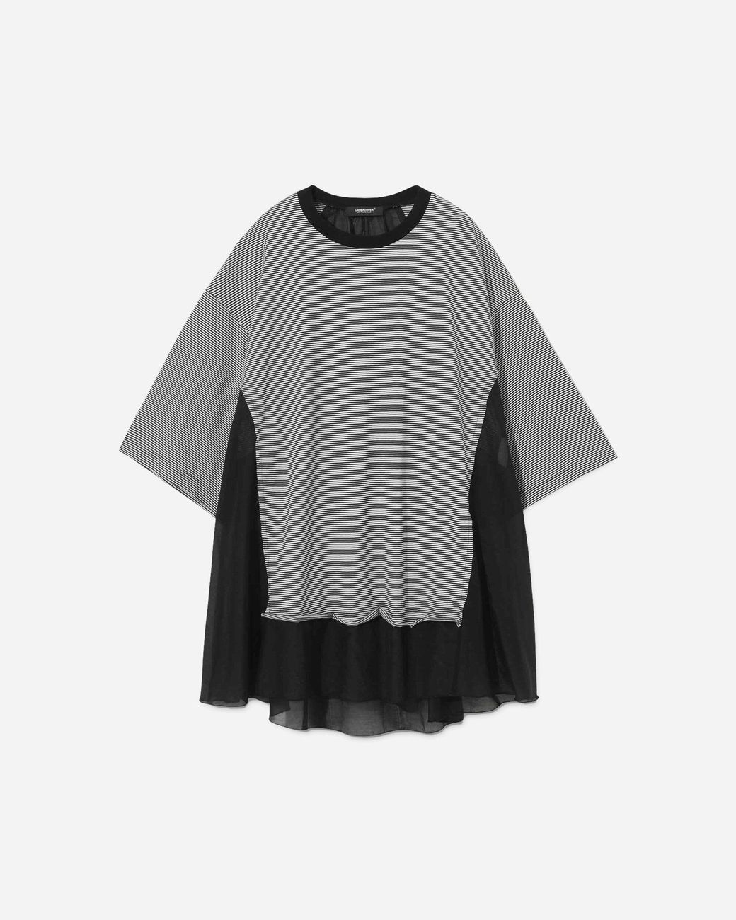 Undercover Gray S Striped T-Shirt