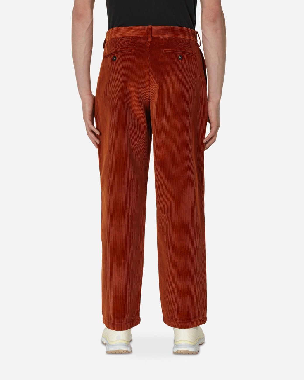 Noah Double-pleat Corduroy Pants in Red for Men | Lyst UK