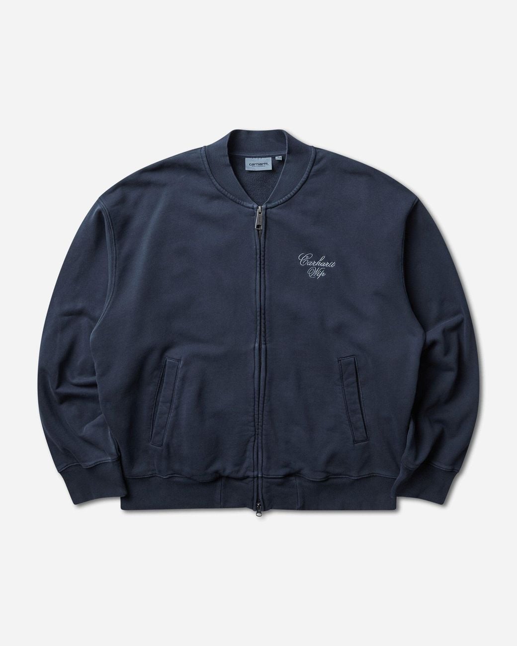 Carhartt Blue Men S Longhand Bomber Dark Navy (garment Dyed) for men