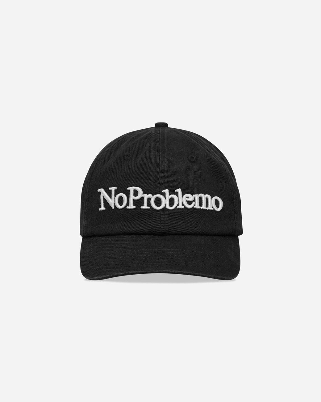 No Problemo Black Logo Cap for men