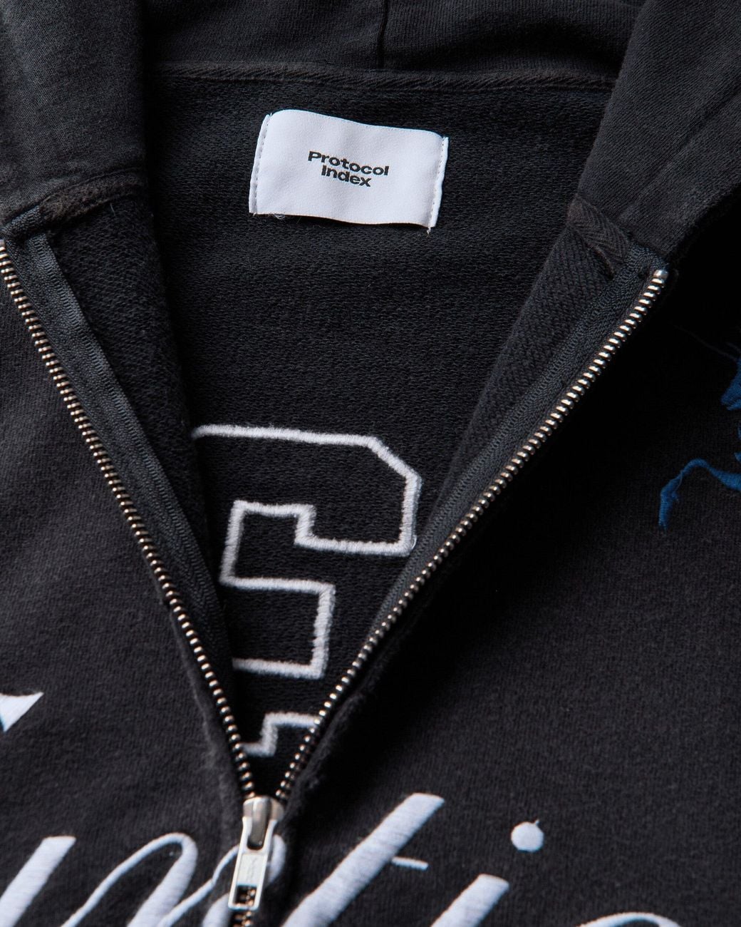 Protocol Index Black S Cuntier Zip Hoodie for men