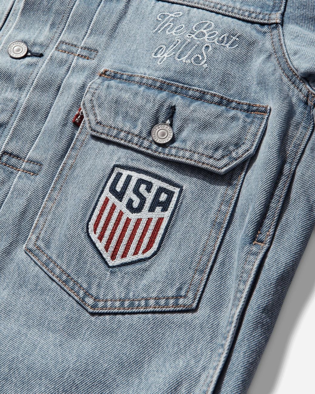 Levi's Blue S U.S. Soccer Type Ii Trucker Jacket for men