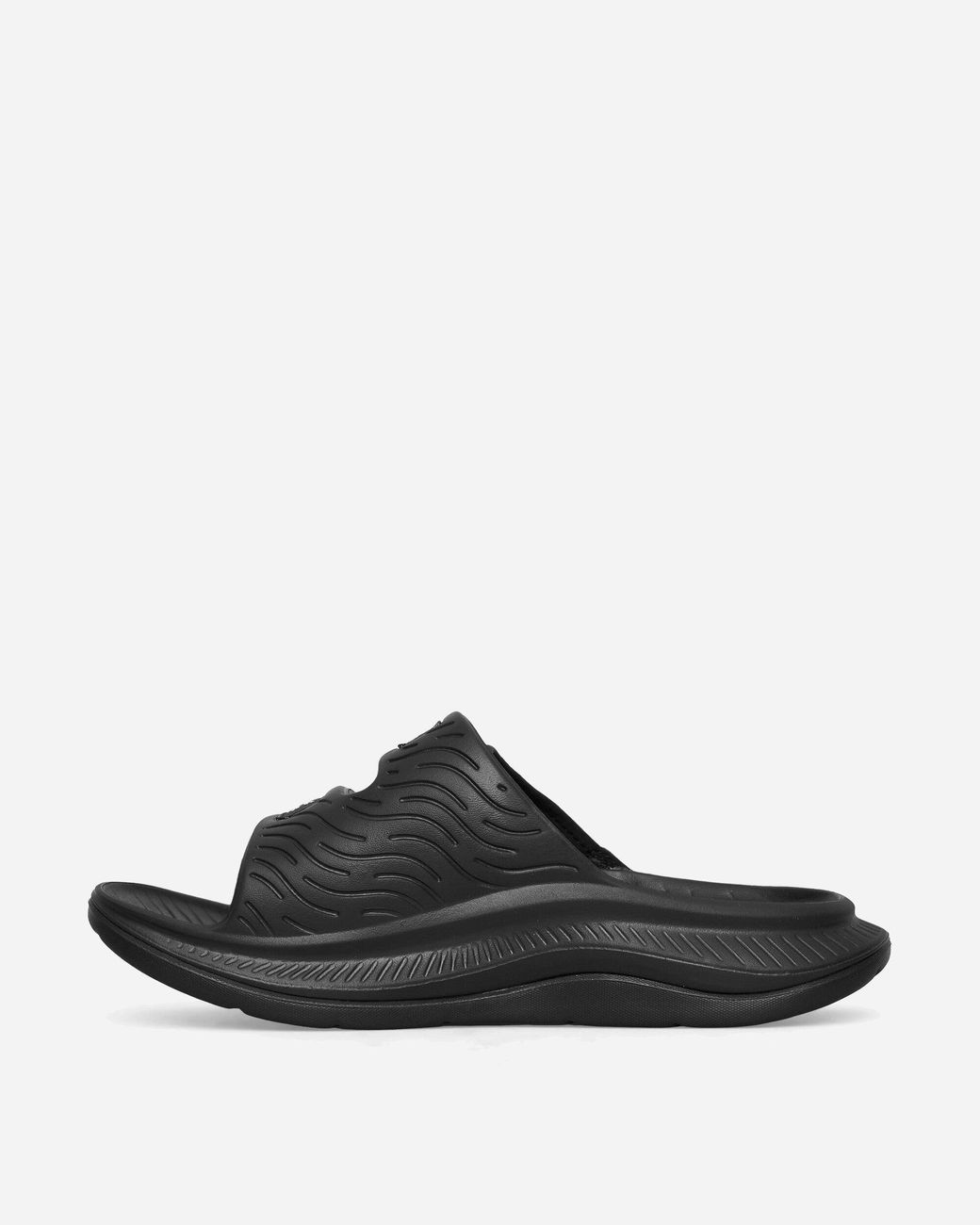 Hoka One One Wtaps Ora Luxe Slides Jet in Black for Men | Lyst Hoka One One Wtaps Ora Luxe Slides Jet in Black for Men | Lyst