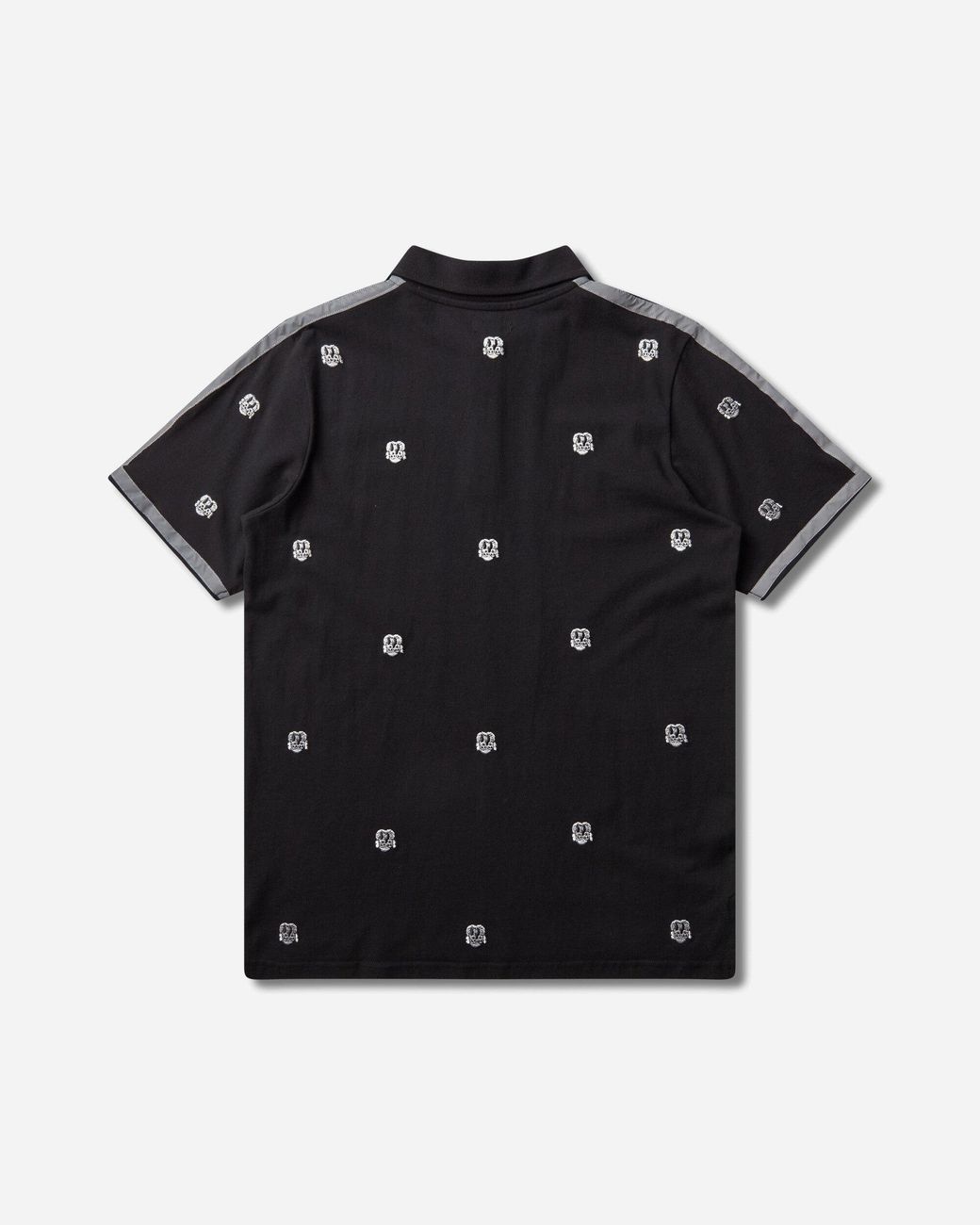Chio Black S Allover Embroidered Polo for men