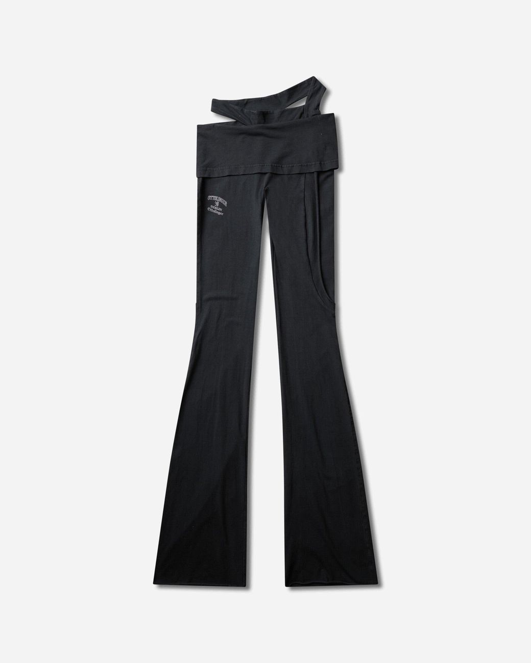 OTTOLINGER Black Drop-Fold Otto Leggings Washed