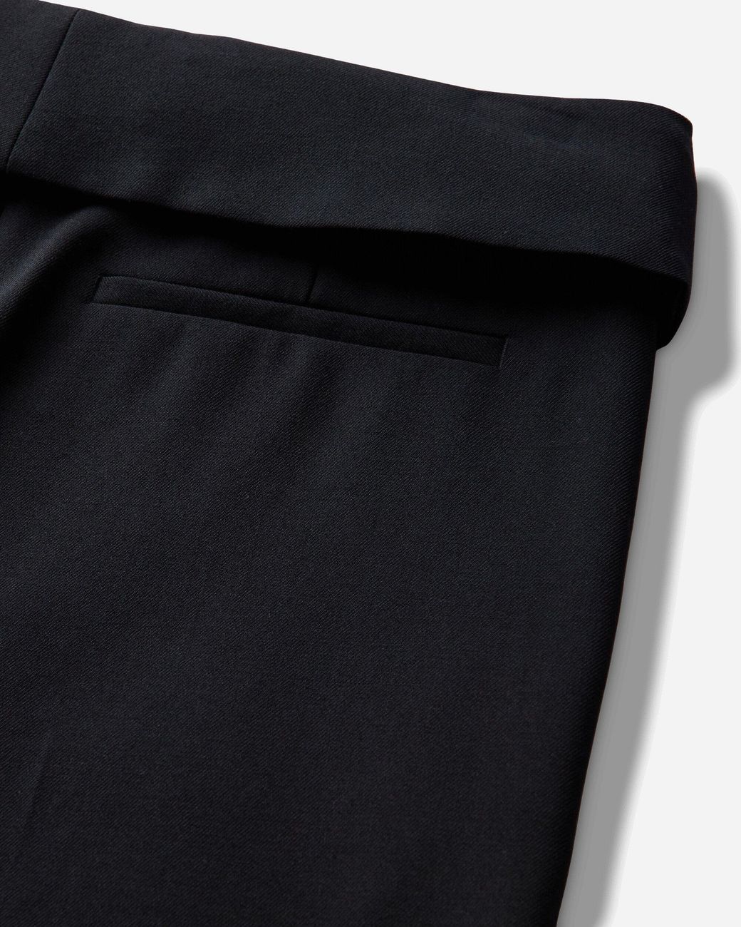 Dries Van Noten Blue S Folded Wool Pants for men