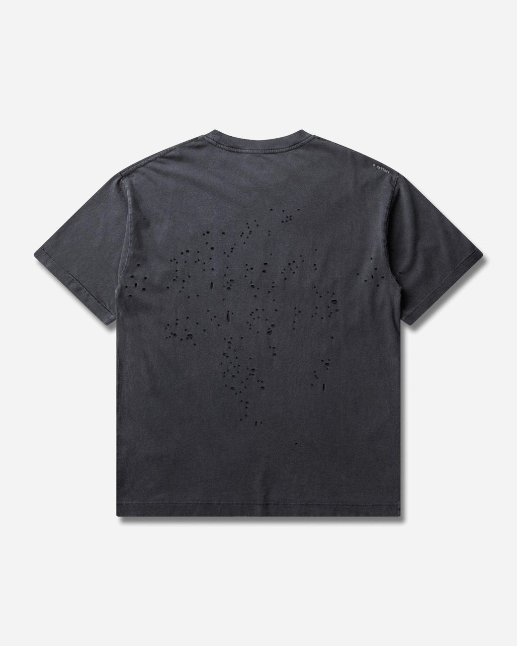 Satisfy Black Mothtech T-Shirt Aged for men