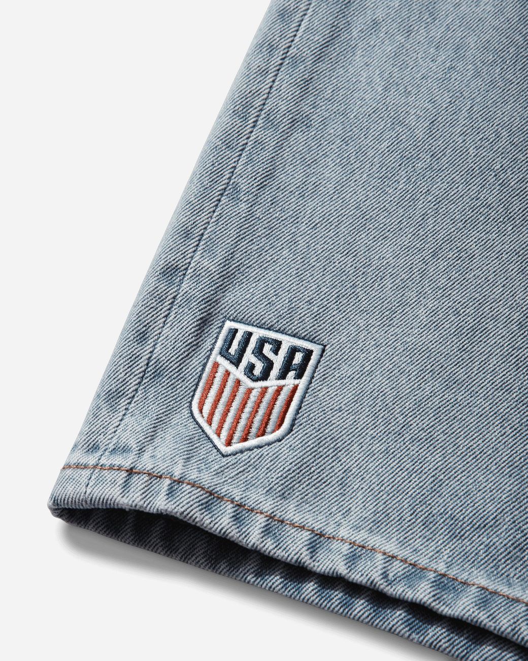 Levi's Blue S U.S. Soccer 478 Baggy Shorts Light Wash for men