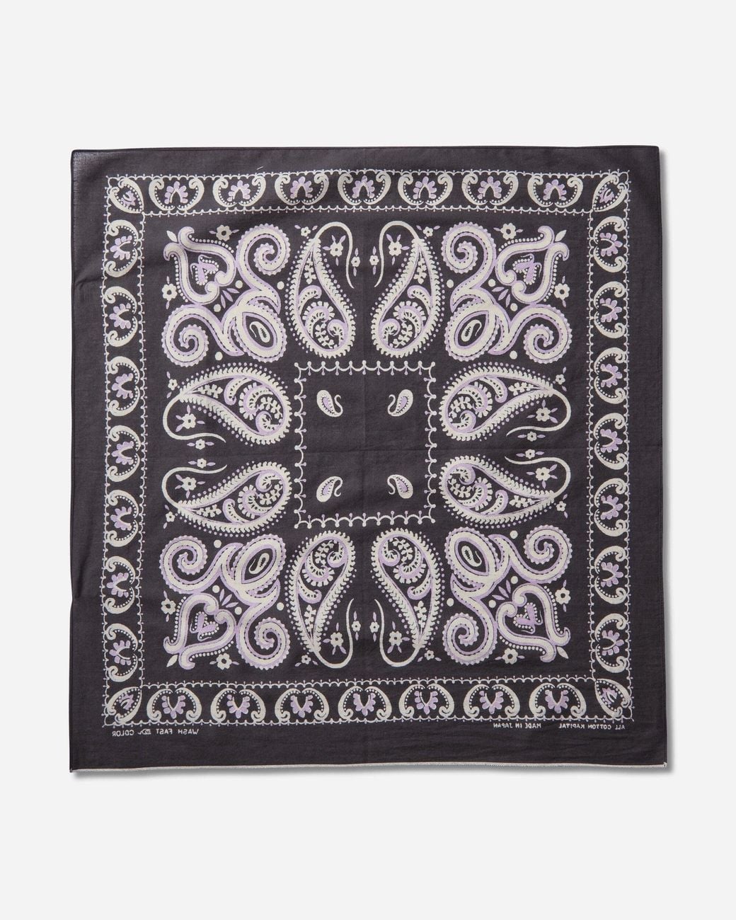 Kapital White Fastcolor Selvedge Bandana (sambo Paisley) for men