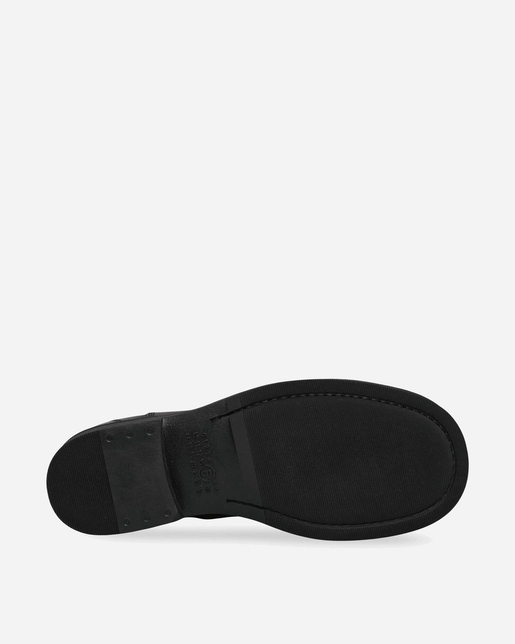 MM6 by Maison Margiela Black Leather Biker Chelsea Boots for men