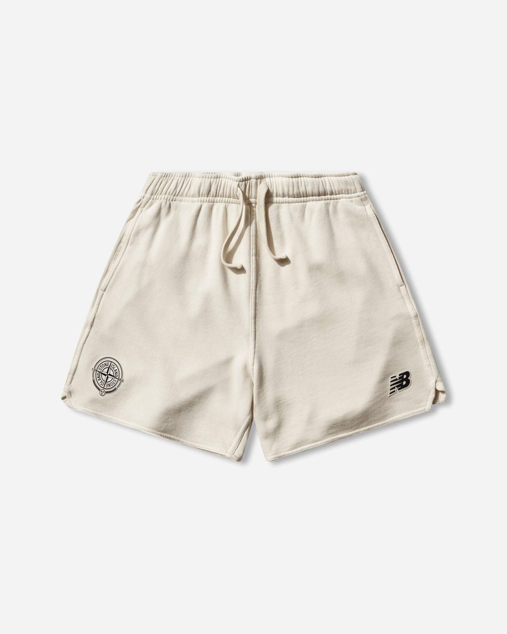Stone Island Natural Men S New Balance Bermuda Shorts Ivory for men