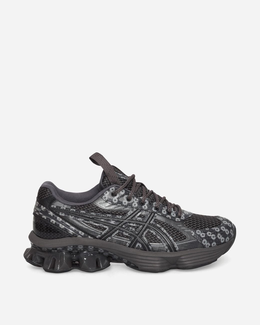 Asics Black Us7-S Gel-Kinetic Fluent Sneakers Obsidian Graphite for men