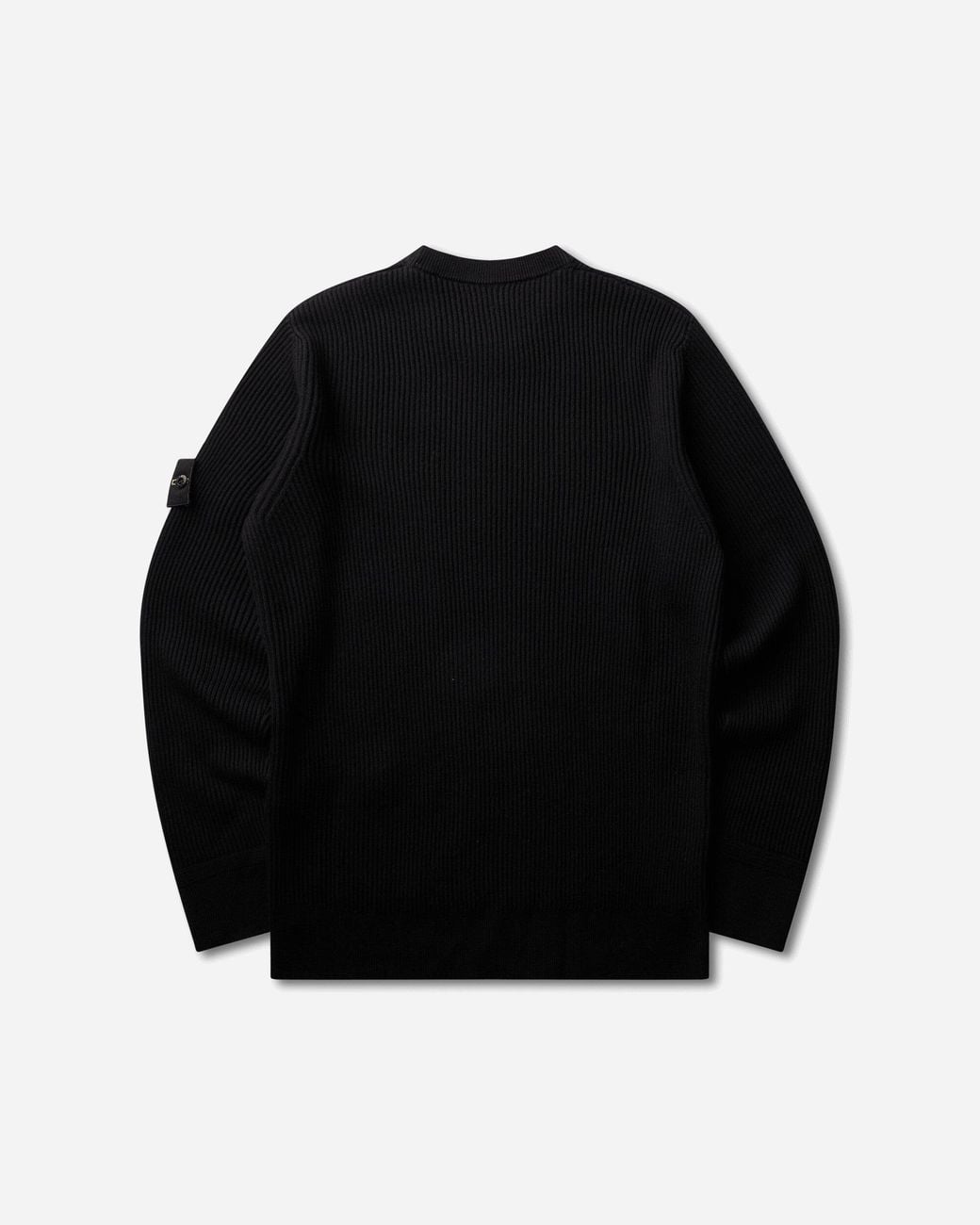 Stone Island Black S Full Rib Rws Wool Sweater for men