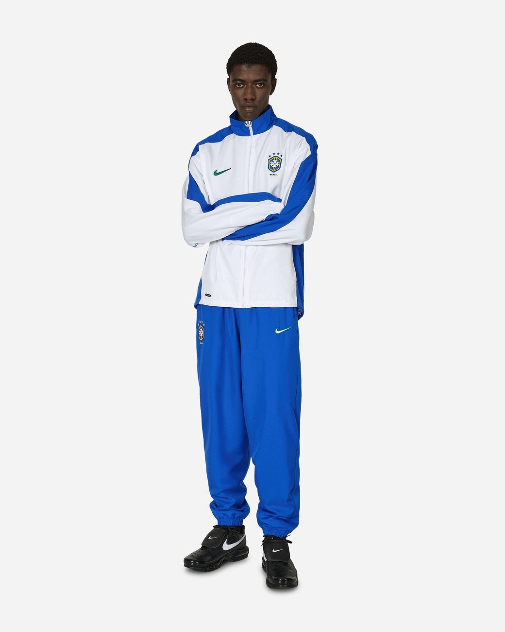 ウェア Nike Brazil 1998 Reissue Track Pants Nike Brazil Re-issue 1998 Track Pant - Lyon Blue/White