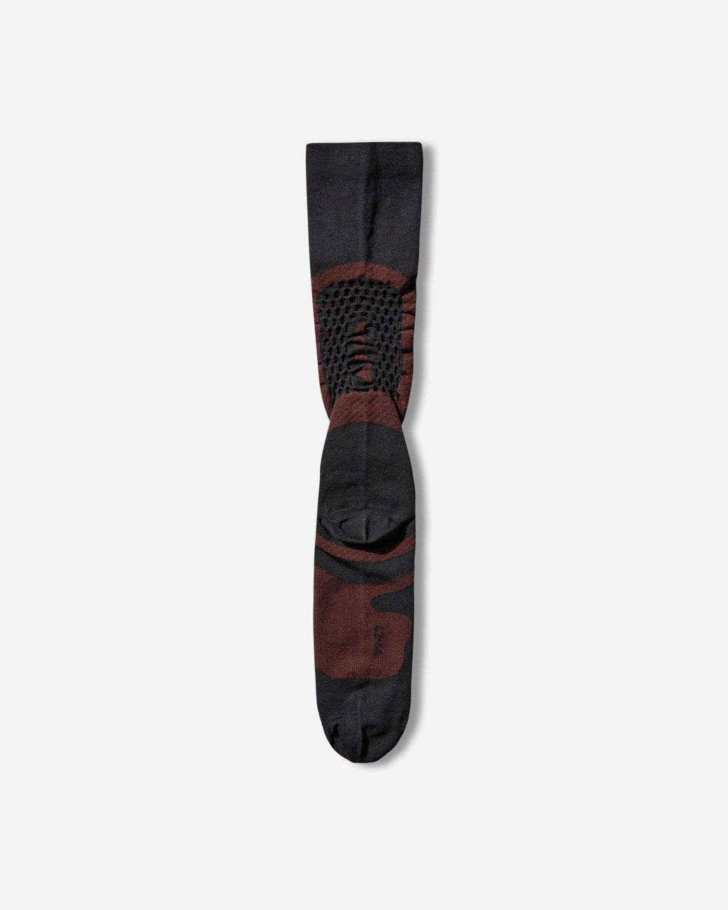 Roa Black Bones Logo Q-Skin Technical Socks Burgundy for men