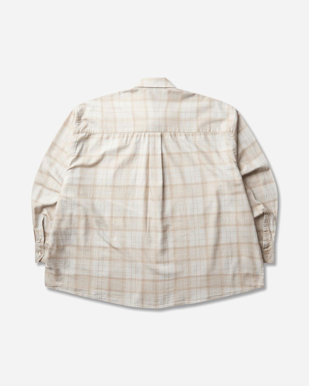 Our Legacy Natural S Borrowed Shirt Stella Check Print for men