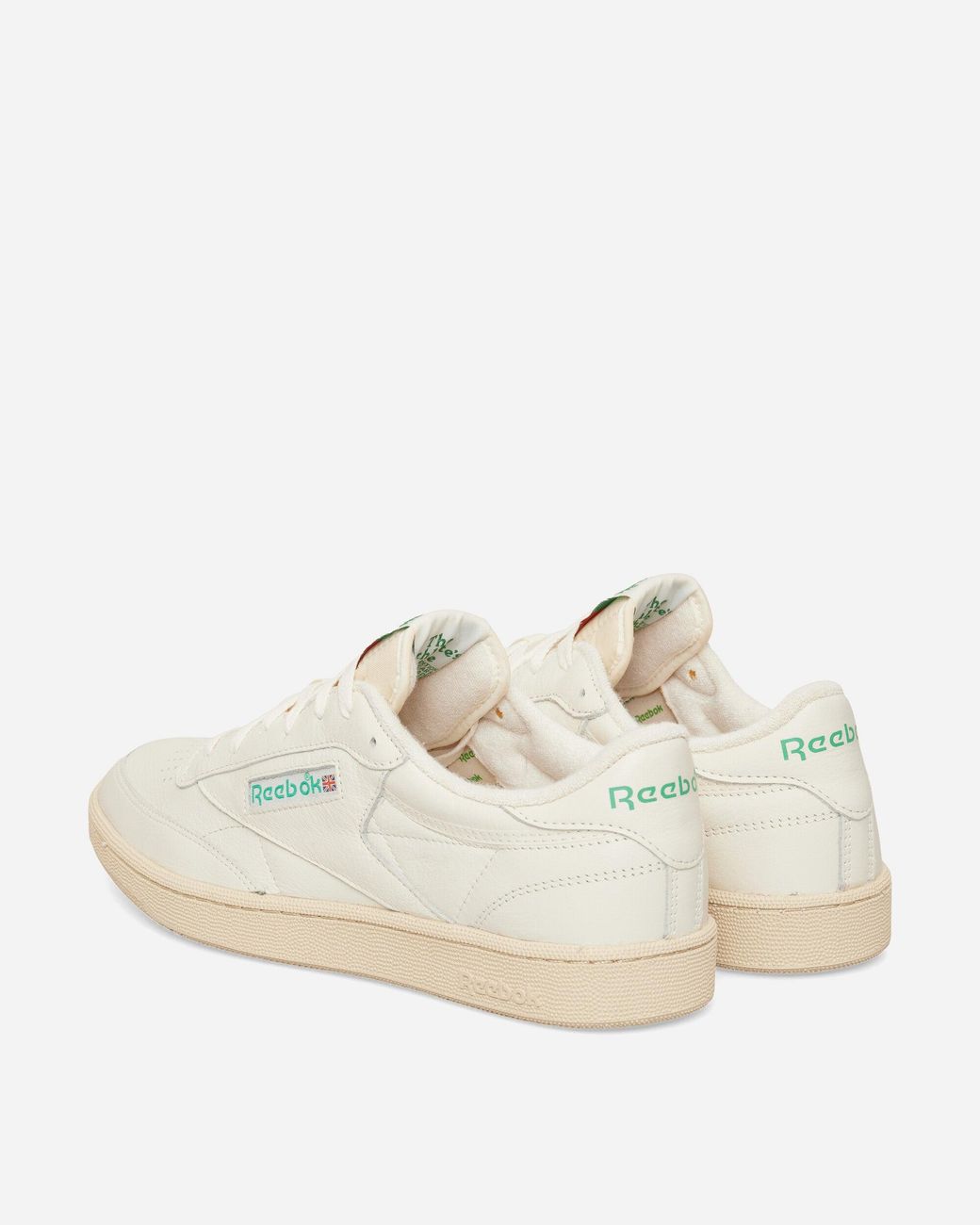 Reebok Club C 85 Vintage Sneakers Chalk / Paper White / Glen Green for men