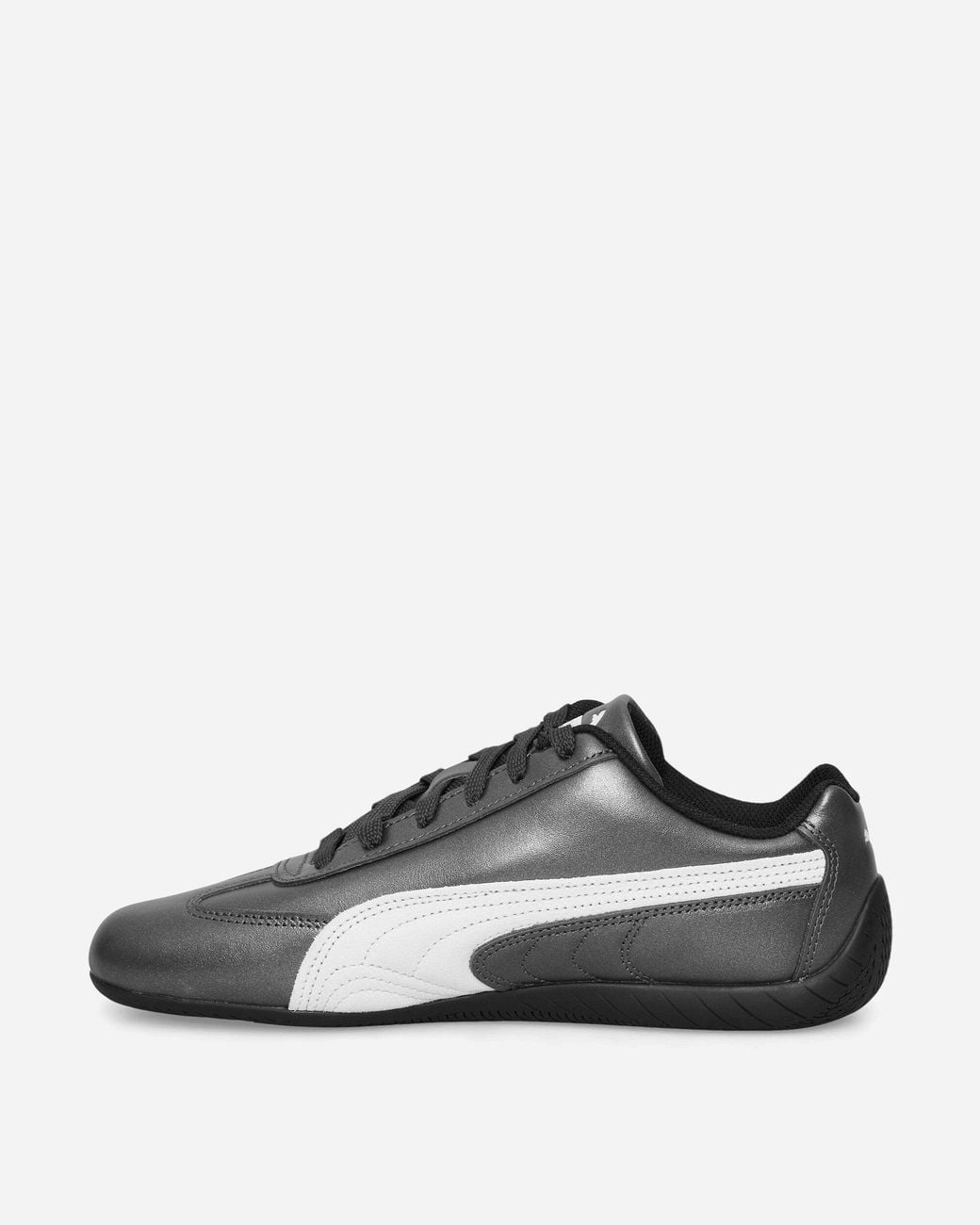 PUMA Black Speedcat Metallic Sneakers / Warm White for men