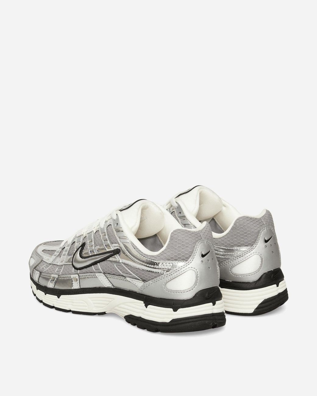 Nike White P-6000 Sneakers Metallic Sail for men