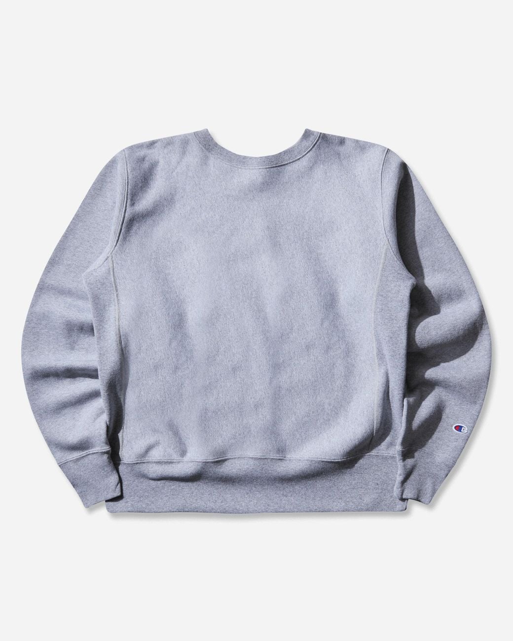 Champion Blue Men S Made In Usa Reverse Weave Relaxed Sweatshirt Oxford Gray for men